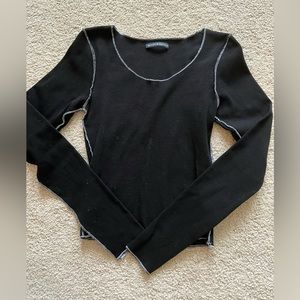 Brandy Melville black long sleeve top
